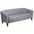 HERCULES Imperial Series LeatherSoft Sofa with Cherry Wood Feet