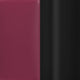 Burgundy Vinyl Seat/Black Metal Frame |#| Commercial Ladder Back Black Metal Counter Stool - Burgundy Vinyl Seat