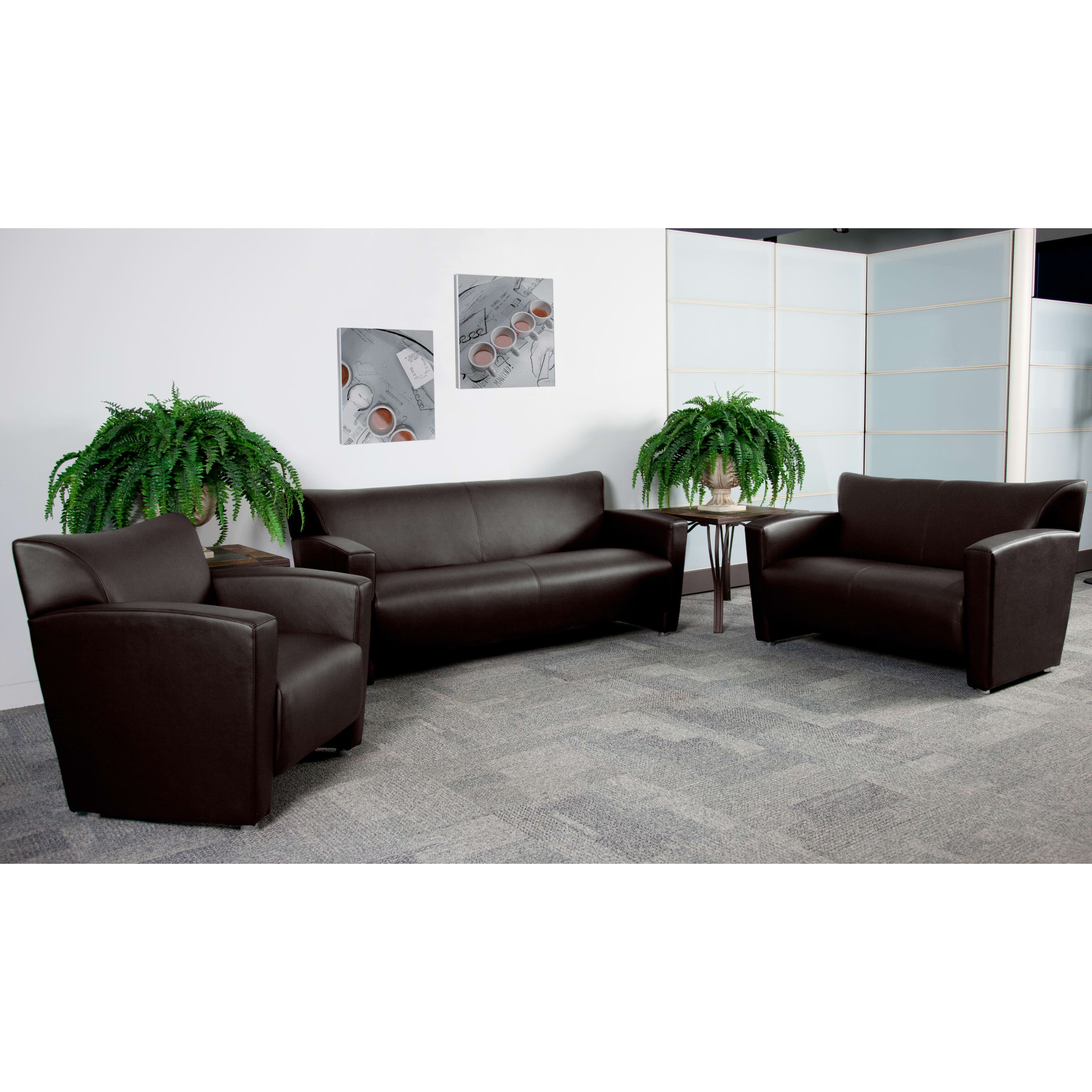 LeatherSoft Sofa 222-3- – BizChair LeatherSoft Sofa 222-3- – BizChair