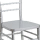 Silver |#| Silver Resin Stackable Chiavari Chair - Banquet and Event Furniture