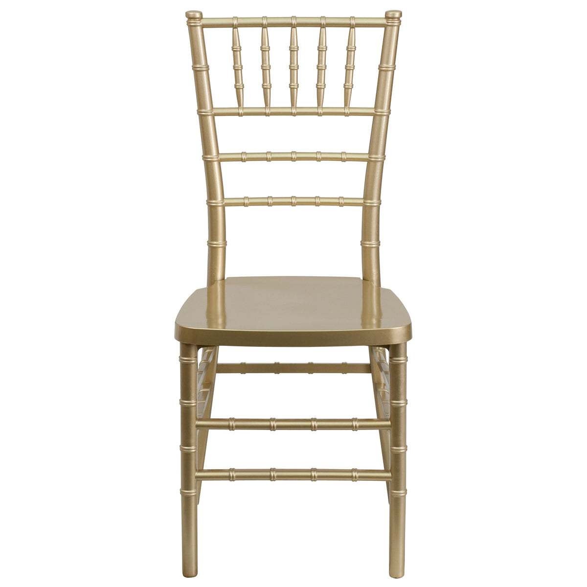 Gold |#| Gold Resin Stacking Chiavari Chair - Hospitality and Event Seating