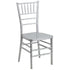 Silver |#| Silver Resin Stackable Chiavari Chair - Banquet and Event Furniture