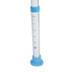 Padded Shower Stool w/ Adjustable Height, Non-Slip Feet and Seat Pad in Wht/Blue