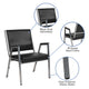 Black Vinyl |#| 1000 lb. Rated Black Antimicrobial Vinyl Bariatric Medical Reception Arm Chair