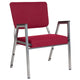 Burgundy Fabric |#| 1000 lb. Rated Burg Antimicrobial Fabric Bariatric Medical Reception Arm Chair