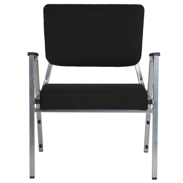 Gray Fabric |#| 1000 lb. Rated Gray Antimicrobial Fabric Bariatric Medical Reception Arm Chair