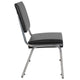 Black Vinyl |#| 1000 lb. Rated Black Antimicrobial Vinyl Bariatric Medical Reception Chair