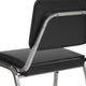 Black Vinyl |#| 1000 lb. Rated Black Antimicrobial Vinyl Bariatric Medical Reception Chair