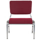 Burgundy Fabric |#| 1000 lb. Rated Burgundy Antimicrobial Fabric Bariatric Medical Reception Chair