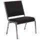 Black Fabric |#| 1000 lb. Rated Black Fabric Bariatric Medical Reception Chair