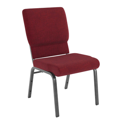 18.5"W Stacking Church Chair in Fabric - Copper Vein Frame - View 1