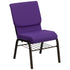 HERCULES Series 18.5''W Church Chair with Book Rack