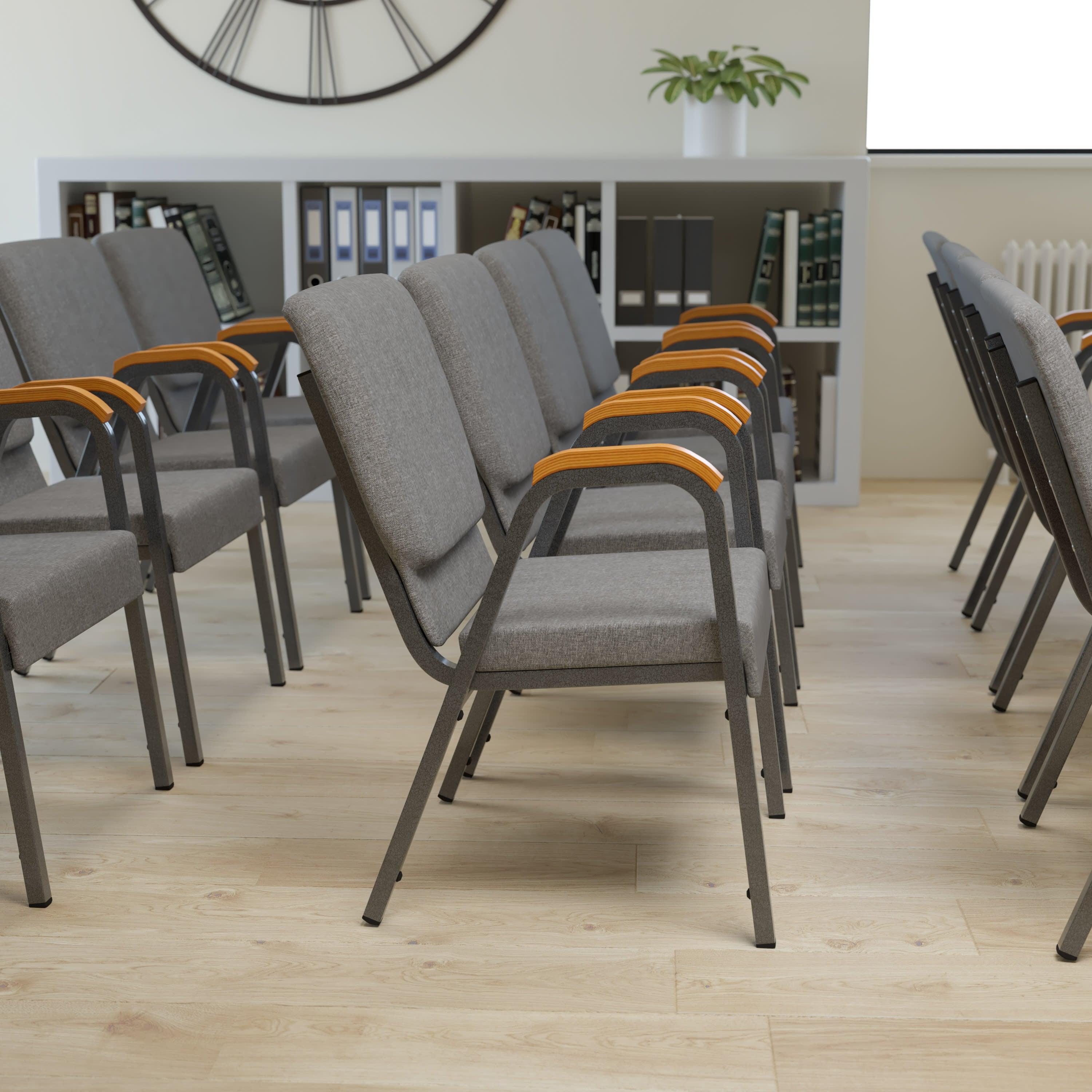 Fabric Church Arm Chair XU-DG-60156- – BizChair