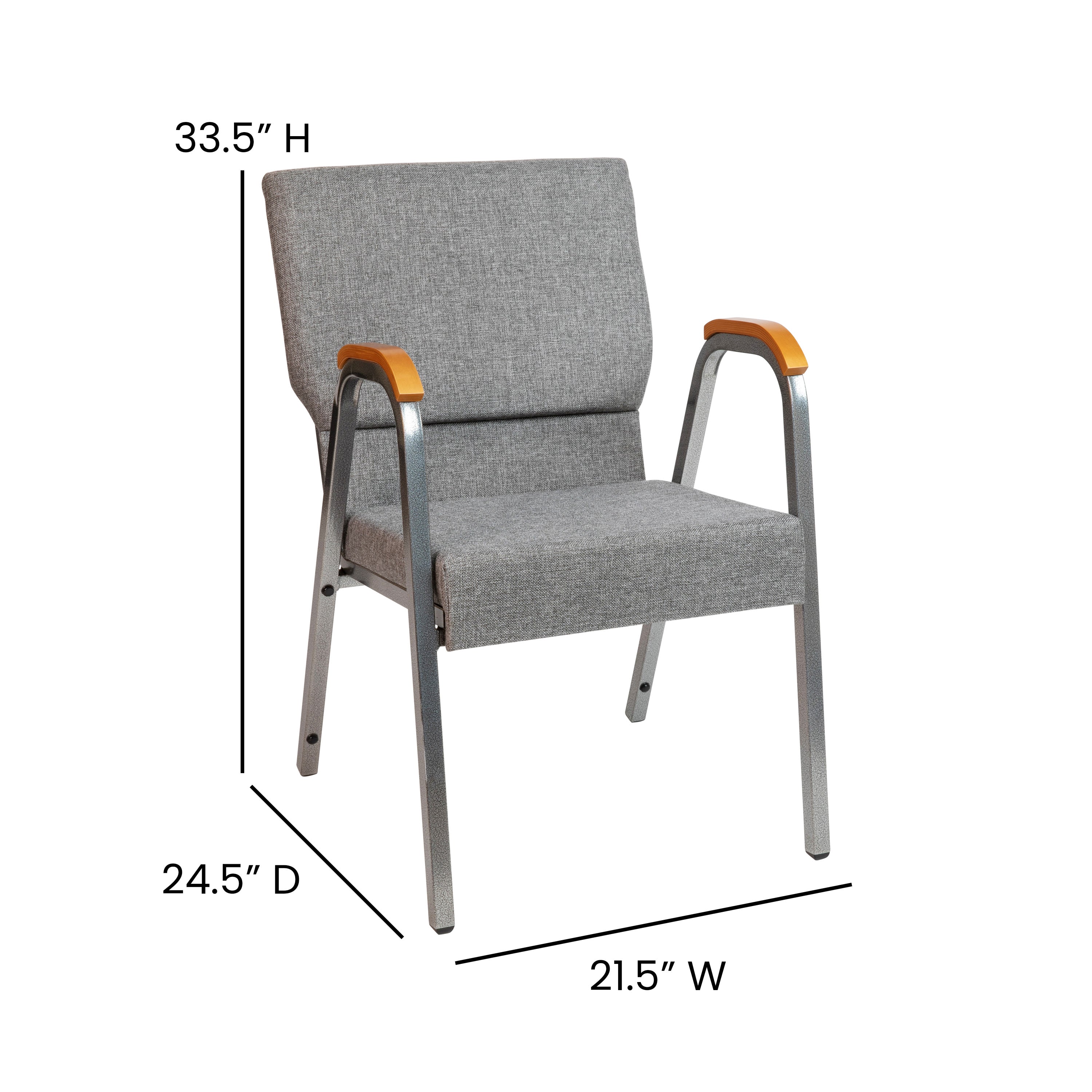 Fabric Church Arm Chair XU DG 60156 BizChair