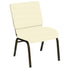 HERCULES Series 21''W Church Chair in E-Z Vinyl - Gold Vein Frame