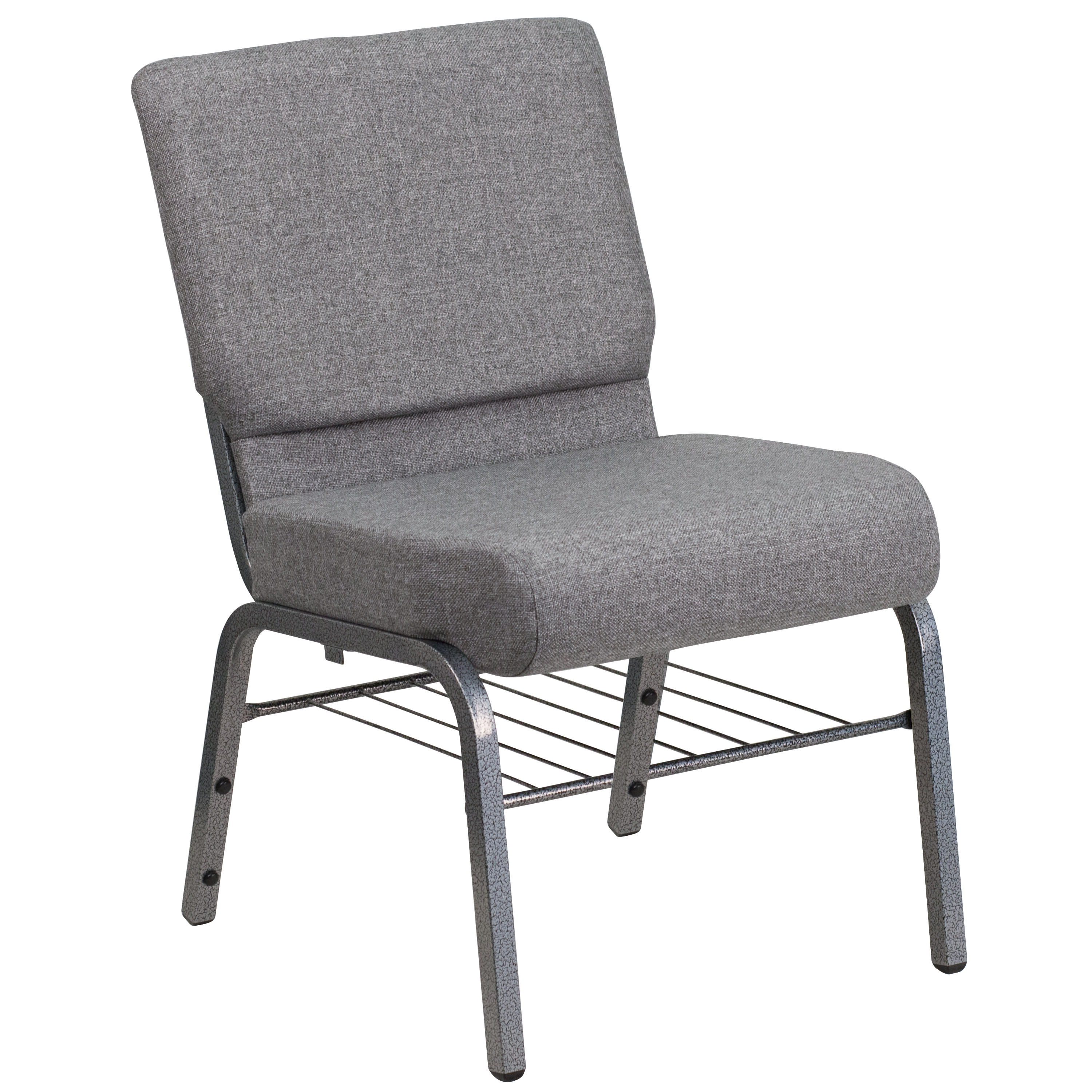 ダイニングチェア Vintage church chair 21''W Church Chair-Book Rack XU-CH0221-BAS- – BizChair