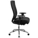 Black LeatherSoft |#| Intensive Use 300 lb. Rated High Back Black LeatherSoft Multifunction Chair