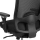 24/7 Intensive Use Big & Tall 350 lb. Rated Black Mesh Multifunction Chair