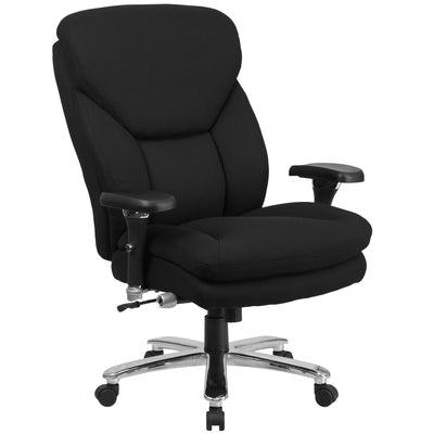 HERCULES Series 24/7 Intensive Use Big & Tall 400 lb. Rated High Back Executive Swivel Ergonomic Office Chair with Lumbar Knob and Large Triangular Shaped Headrest