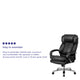 Black LeatherSoft |#| 24/7 Intensive Use Big & Tall 500 lb. Rated Black LeatherSoft Office Chair