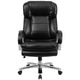 Black LeatherSoft |#| 24/7 Intensive Use Big & Tall 500 lb. Rated Black LeatherSoft Office Chair