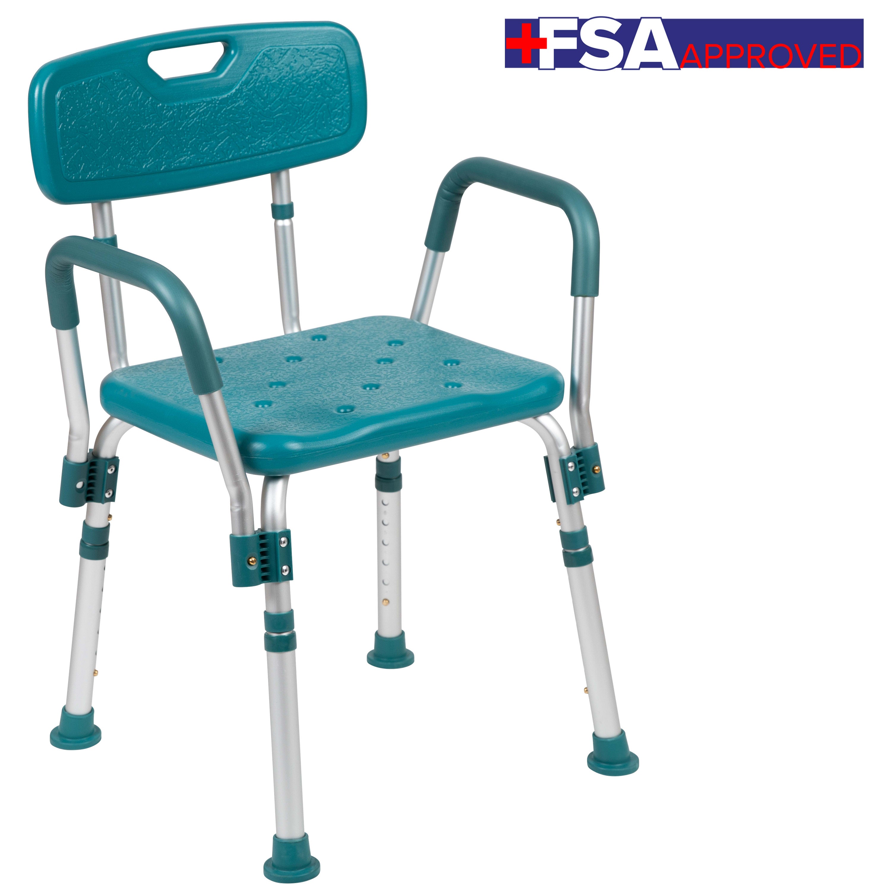 Shower chair with best sale handles