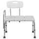White |#| 300 Lb. Capacity Adjustable White Bath & Shower Medical Transfer Bench