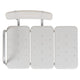 White |#| 300 Lb. Capacity Adjustable White Bath & Shower Medical Transfer Bench
