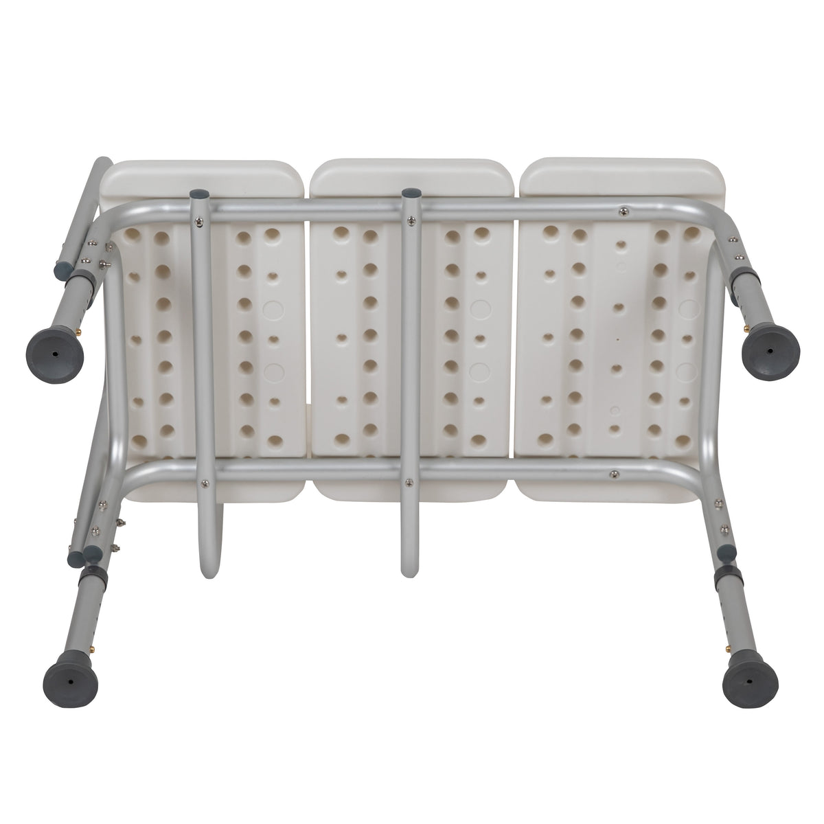 White |#| 300 Lb. Capacity Adjustable White Bath & Shower Medical Transfer Bench