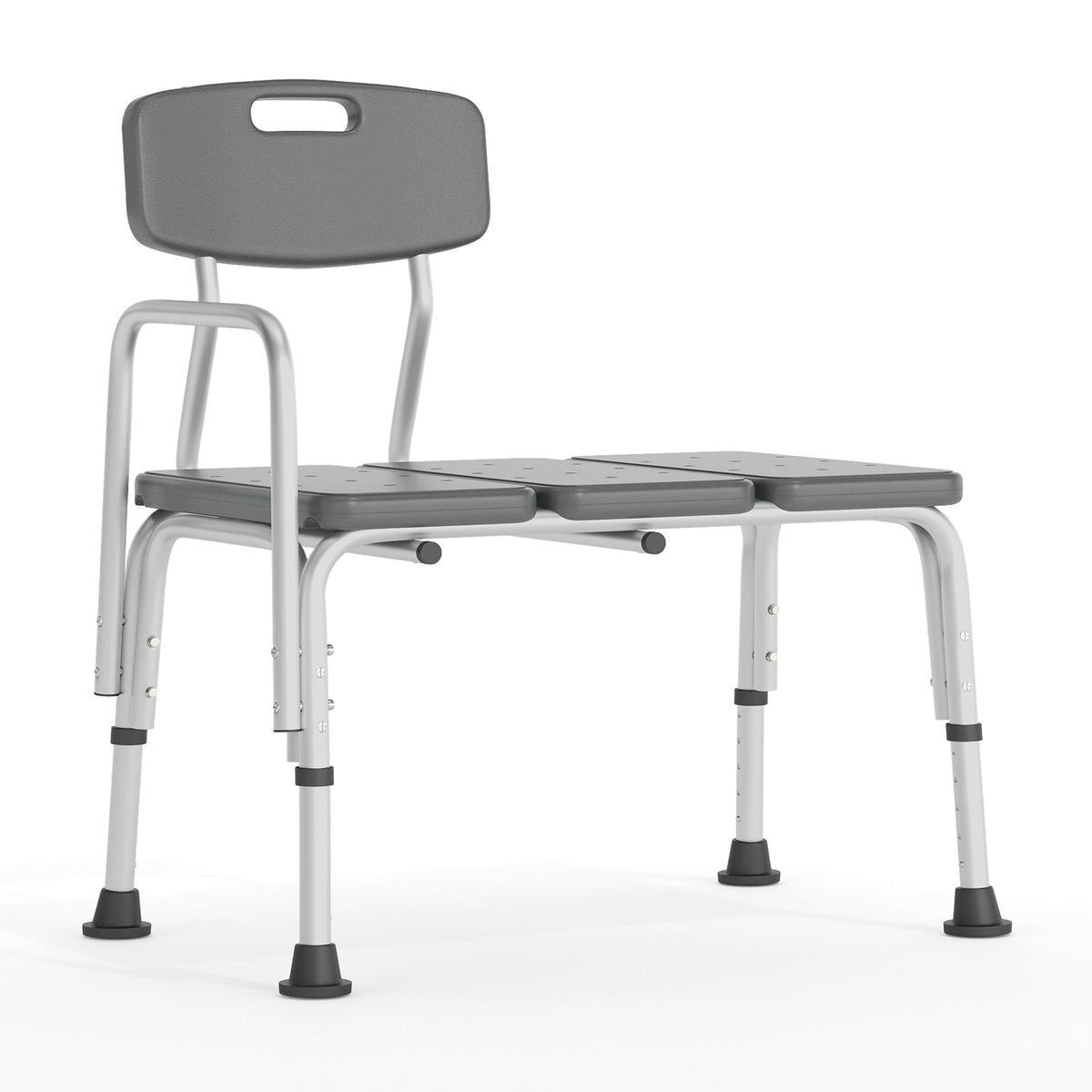 Gray |#| 300 Lb. Capacity Adjustable Gray Bath & Shower Medical Transfer Bench