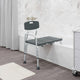 Gray |#| 300 Lb. Capacity Adjustable Gray Bath & Shower Medical Transfer Bench
