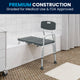 Gray |#| 300 Lb. Capacity Adjustable Gray Bath & Shower Medical Transfer Bench
