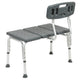 Gray |#| 300 Lb. Capacity Adjustable Gray Bath & Shower Medical Transfer Bench