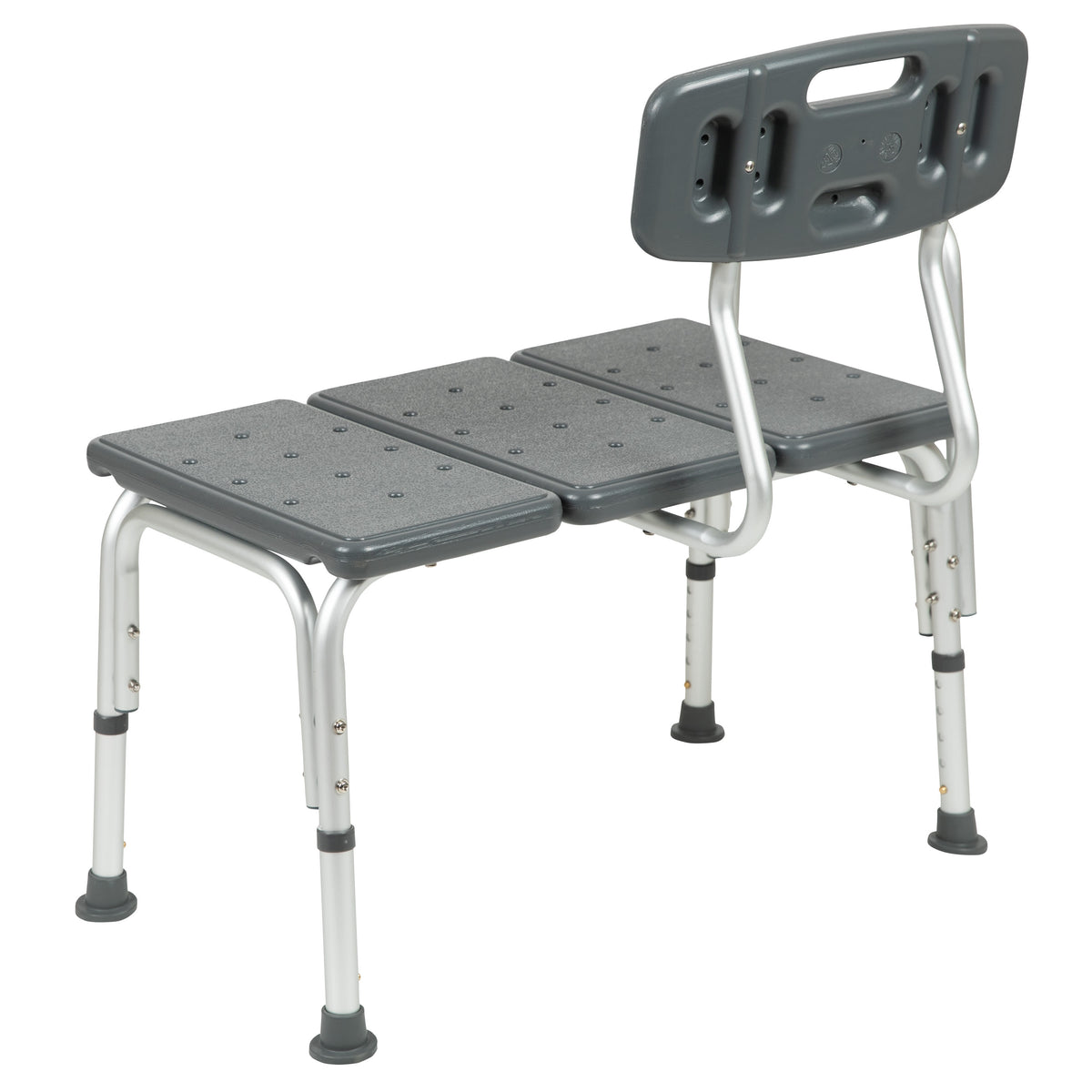 Gray |#| 300 Lb. Capacity Adjustable Gray Bath & Shower Medical Transfer Bench