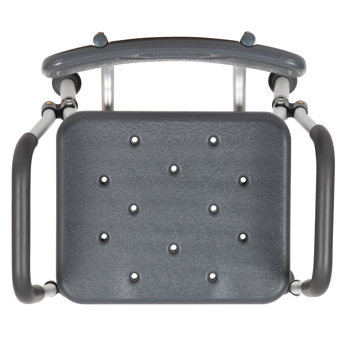 Gray |#| 300 Lb. Capacity Adjustable Gray Bath & Shower Chair with Depth Adjustable Back