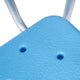 Blue |#| Adjustable Bath & Shower Chair with Depth Adjustable Back - Blue