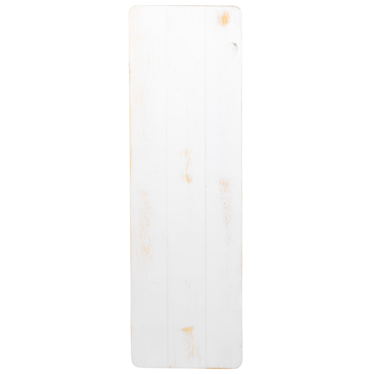 Antique Rustic White |#| 40" x 12" Antique Rustic White Solid Pine Folding Farm Bench - Portable Bench