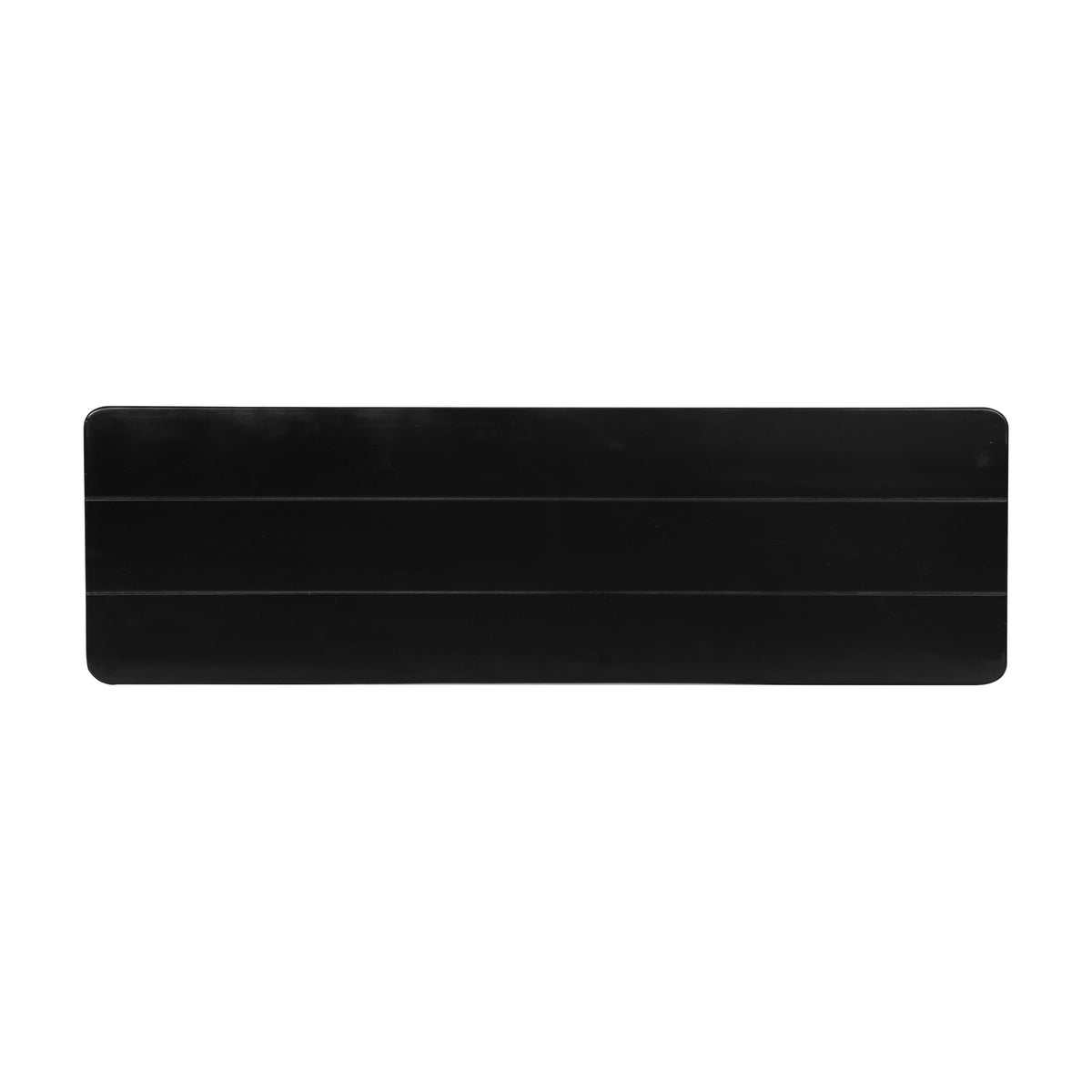 Black Wash |#| 40" x 12" Antique Solid Pine Farmhouse Folding Bench in Black Wash