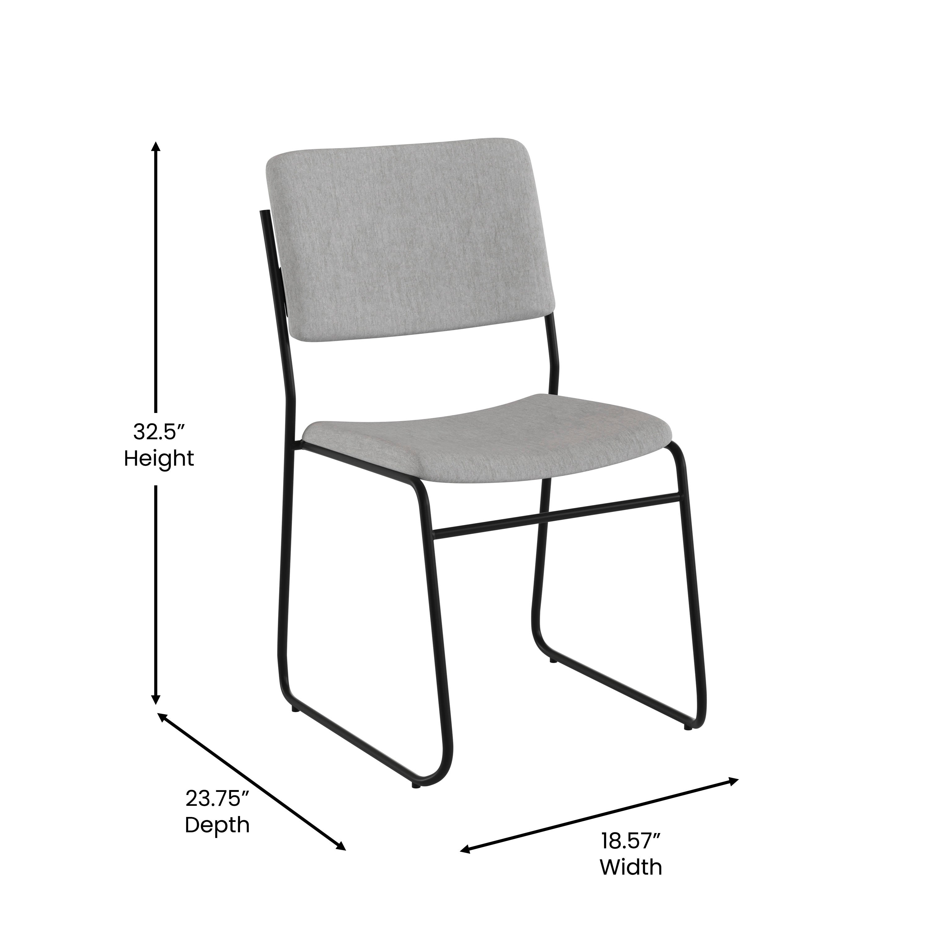 High Density Metal Stack Chair XU-8700-B-30- – BizChair