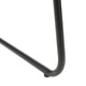 Gray Vinyl/Black Frame |#| 500 lb. Capacity High Density Gray Vinyl Stacking Chair with Sled Base