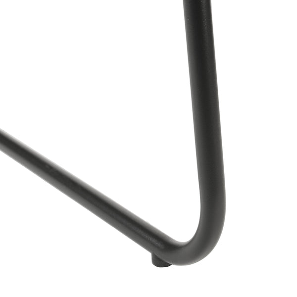 Gray Vinyl/Black Frame |#| 500 lb. Capacity High Density Gray Vinyl Stacking Chair with Sled Base