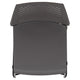 Gray |#| Home and Office Gray Sled Base Stack Chair with Air-Vent Back - Guest Chair