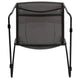 Gray |#| Home and Office Gray Sled Base Stack Chair with Air-Vent Back - Guest Chair