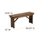 Antique Rustic |#| 7' x 40inch Antique Rustic Folding Farm Table and Four Bench Set