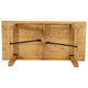 Light Natural |#| 7' x 40inch Rectangular Antique Rustic Solid Pine Folding Farm Table