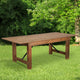 Antique Rustic |#| 7' x 40inch Rectangular Antique Rustic Solid Pine Folding Farm Table