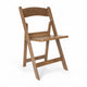 Chestnut |#| Indoor/Outdoor Lightweight Wood Look Resin Folding Event Chair in Chestnut