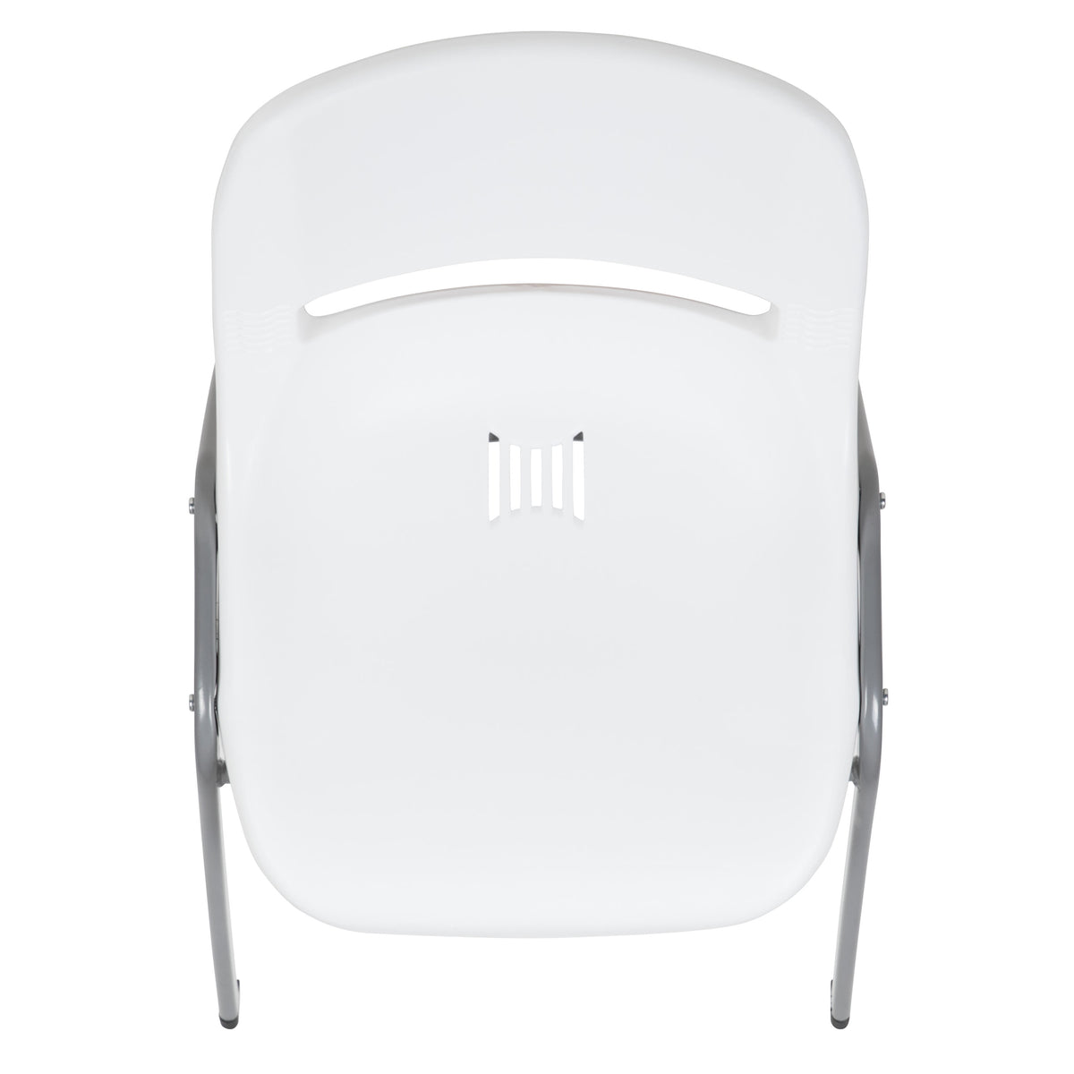 White |#| White Ergonomic Shell Student Stack Chair - Classroom Chair / Office Guest Chair