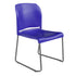 HERCULES Series 880 lb. Capacity Full Back Contoured Stack Chair with Powder Coated Sled Base