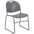 HERCULES Series 880 lb. Capacity Ultra-Compact Stack Chair with Metal Frame